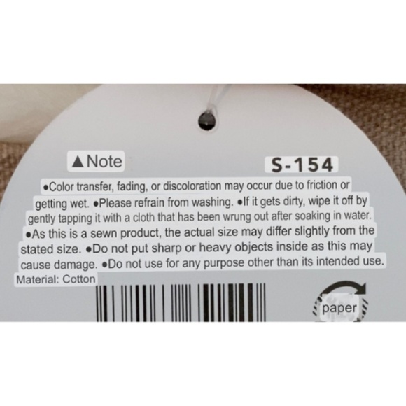 Small Tote Bag. Canvas. Birds Print. Light Brown Multi. - Picture 7 of 7